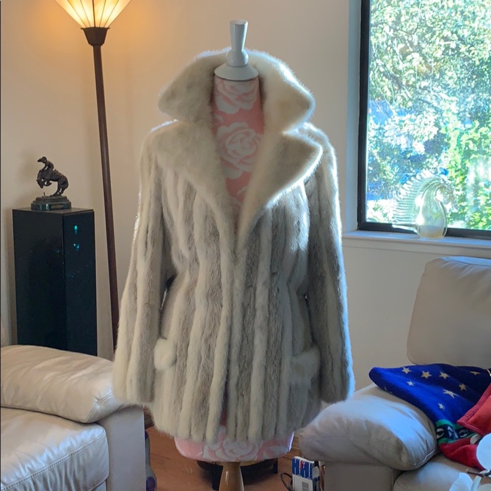 Gorgeous White Mink Jacket!